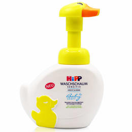 [破损] 德国 喜宝（Hipp）小鸭子免敏洗脸洗手液泡泡露 250ml