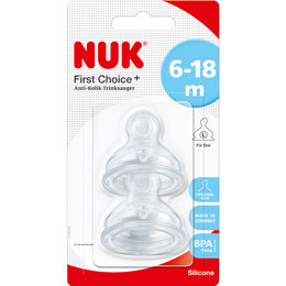 德国 NUK 有机硅奶嘴 L号 2枚