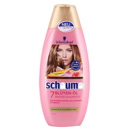 德国 施华蔻（Schwarzkopf）Schauma 黑人头7种花油洗发水 400ml