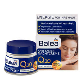 德国 芭乐雅 （Balea）Q10经典深层保湿抗氧化抗皱晚霜 50ml