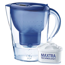 [破损] 德国 碧然德（Brita）Marella系列滤水壶1壶1芯 3.5L 蓝色 不显示 不显示