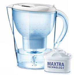 [破损] 德国 碧然德（Brita）Marella系列滤水壶1壶1芯 3.5L 白色 不显示 不显示