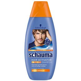 德国 施华蔻（Schwarzkopf）Schauma 男士咖啡因防脱发去屑洗发水 400ml