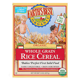 美国世界最好（Earth's Best）有机大米米粉 227g 12盒一原箱 漏粉是正常现象，非残次品。外包装不破损情况下，不受理有关漏粉的退换货申请