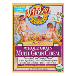 美国世界最好（Earth's Best）有机混合谷物米粉 227g  12盒一原箱 漏粉是正常现象，非残次品。外包装不破损情况下，不受理有关漏粉的退换货申请