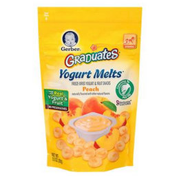 美国 嘉宝（Gerber）酸奶溶豆桃子味 28g