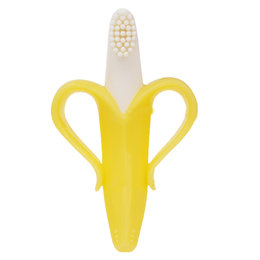 美国 香蕉宝宝（Baby Banana）婴儿训练牙刷 黄色香蕉造型