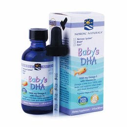 [破损] 美国 挪威小鱼（Nordic Naturals）婴幼儿鳕鱼肝油DHA+维生素AD 60ml