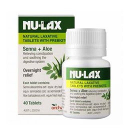 [破损] 澳洲 乐康膏（NU-LAX）果蔬乐康膏片 40粒
