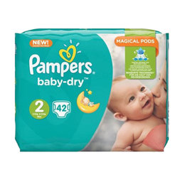 [破损] 德国 帮宝适（Pampers）超薄干爽纸尿裤 3-6kg 42片