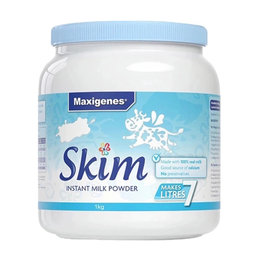 [破损] 澳洲 美可卓（Maxigenes）脱脂成人奶粉 1kg
