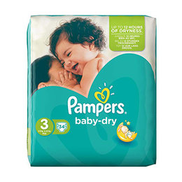 [破损] 德国 帮宝适（Pampers）超薄干爽纸尿裤 4-9kg 34片