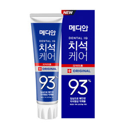 韩国 麦迪安（MEDIAN）93%牙膏 去除牙渍（蓝色）120g/支