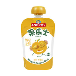 法国 果乐士 芒果西番莲可吸果蔬果泥 90g【19年6月20日】