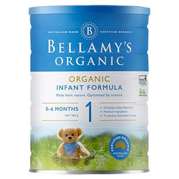 [破损] 澳洲 贝拉米（Bellamy′s）有机幼儿配方奶粉1段（新包装）900g  适合0-6个月