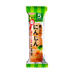 日本 和光堂（wakodo）宝宝辅食蔬菜营养 胡萝卜泥块 2.2g 带中文标签