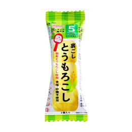 日本 和光堂（wakodo）宝宝辅食蔬菜营养 玉米泥块 2.1g 带中文标签