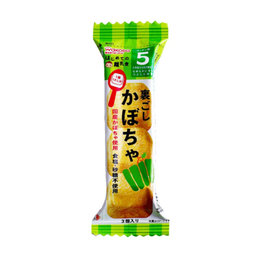 日本 和光堂（wakodo）宝宝辅食蔬菜营养 南瓜泥块 2.4g 带中文标签