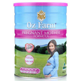 [破损] 澳洲 澳美滋（Oz Farm）孕妇哺乳期营养奶粉含叶酸 900g