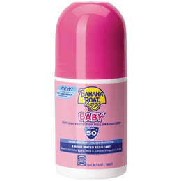 澳洲 香蕉船（Banana Boat）婴儿滚珠防晒霜SPF50+ 75ml 粉色