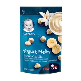 美国 嘉宝（Gerber）酸奶溶豆香蕉香草味 28g