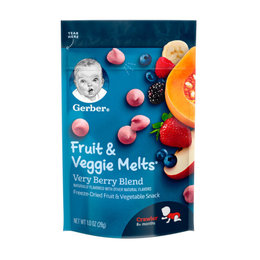 美国 嘉宝（Gerber）酸奶溶豆混合水果味 28g