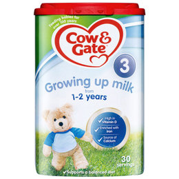 [破损] 英国 牛栏（Cow＆Gate）婴幼儿奶粉 3段 800g