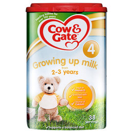 [破损] 英国 牛栏（Cow＆Gate）婴幼儿奶粉 4段 800g