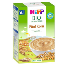 [破损] 德国 喜宝（HIPP）五种谷物（五谷）混合米粉 200g 适合6个月或以上