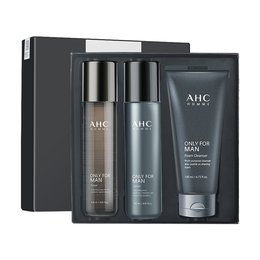 韩国 AHC 男士水乳洁面3件套（套装）