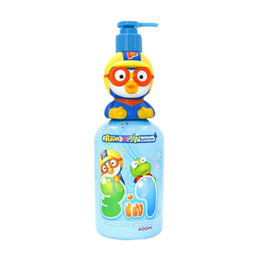 韩国 啵乐乐（Pororo）儿童洗发沐浴润肤三合一 400ml