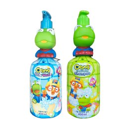 韩国 啵乐乐（Pororo）Crong克龙儿童洗护套装 组合装*2瓶