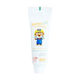 韩国 啵乐乐（Pororo）儿童低氟牙膏 橙子味 90g