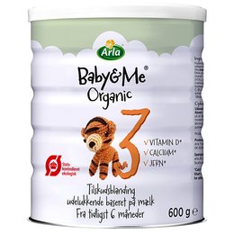 [破损] 丹麦 阿拉（ARLA）有机婴幼儿配方奶粉 3段 600g（新包装）