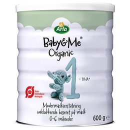丹麦 阿拉（ARLA）有机婴幼儿配方奶粉 1段 600g（新包装）