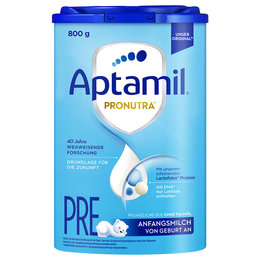 [破损] 德国 爱他美（Aptamil）婴儿配方奶粉易乐罐蓝罐 800g PRE段（新版）