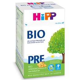 [破损] 德国 喜宝（HiPP）有机奶粉Pre段 600g，适合0-3个月（新版）