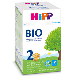 [破损] 德国 喜宝（HiPP）有机奶粉2段 600g，适合6-10个月（新版）