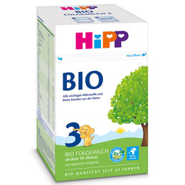 [破损] 德国 喜宝（HiPP）有机奶粉3段 600g，适合10-12个月（新版）