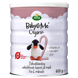 丹麦 阿拉（ARLA）有机婴幼儿配方奶粉 2段 600g（新包装）