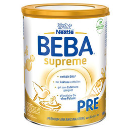 [破损] 德国 雀巢（BEBA）至尊版婴幼儿奶粉pre段 800g（0-6个月）