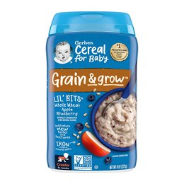 美国 嘉宝（Gerber）苹果蓝莓全麦米粉 227g  适合8个月以上